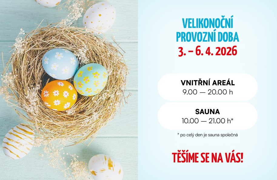 VELIKONOČNÍ PROVOZNÍ DOBA